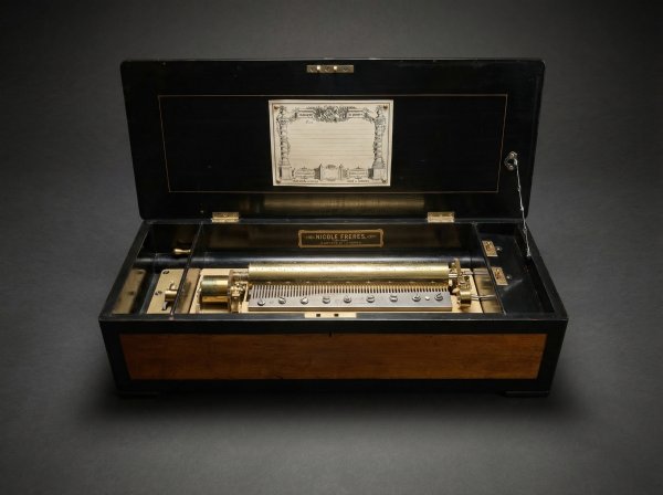 8 air Musical box by Nicole Freres- Serial number 51098. Circa 1900.