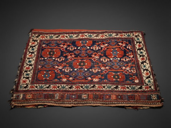 Antique Afshar Saddlebag. Circa 1900.