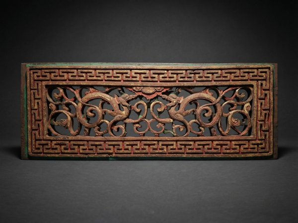Chinese Carved Wooden Panels / Plaques (12 No). Circa 1880.