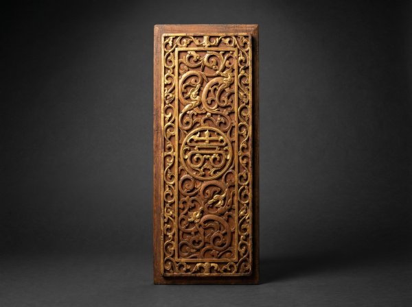 Chinese Carved Wooden Panels / Plaques (X6). Circa 1850.