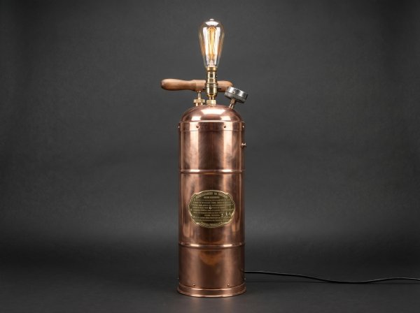 French Copper Horticulture Garden Sprayer. Upcycled Lamp