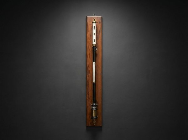 Rare William Sugg / Westminster Fortin Stick Barometer. Circa 1890.