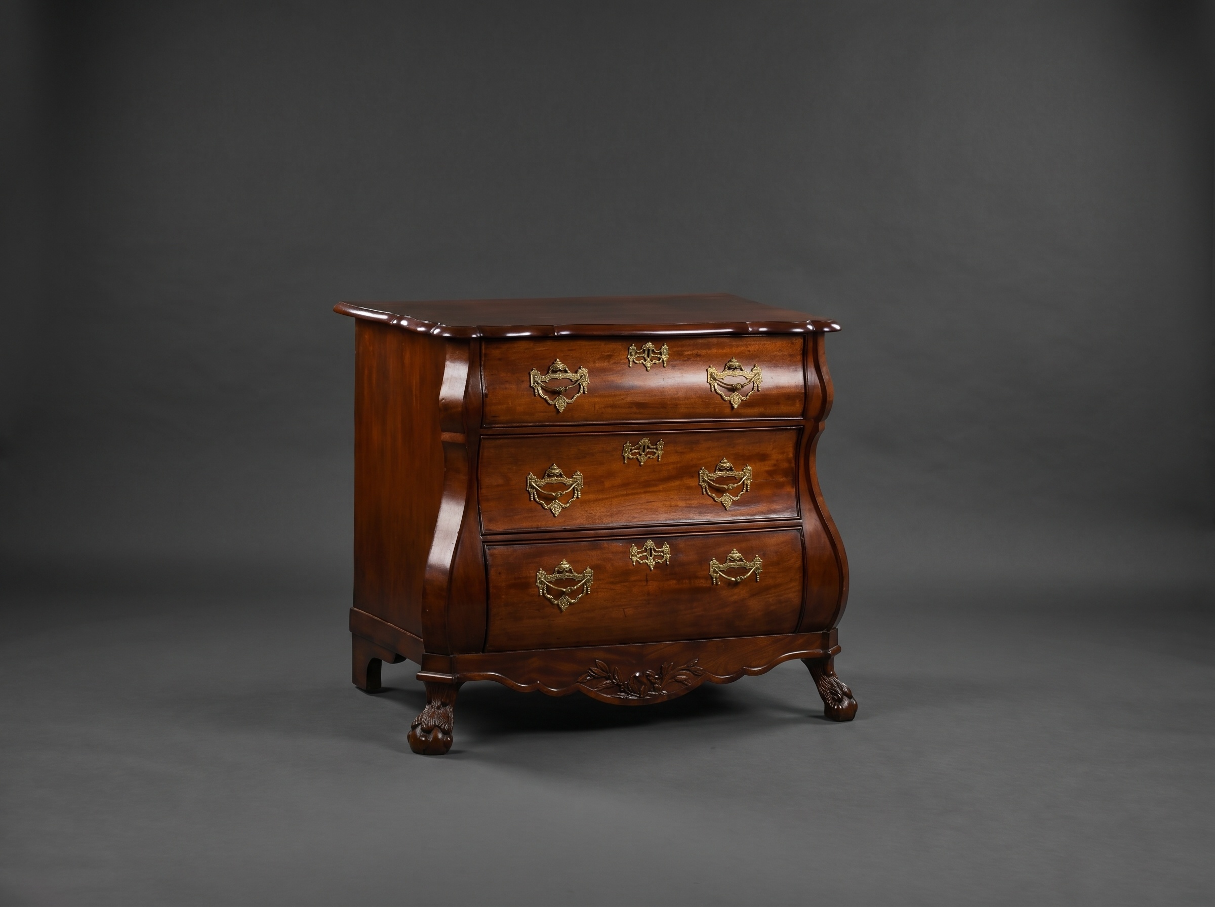 19th Century Dutch Mahogany Chest of Drawers